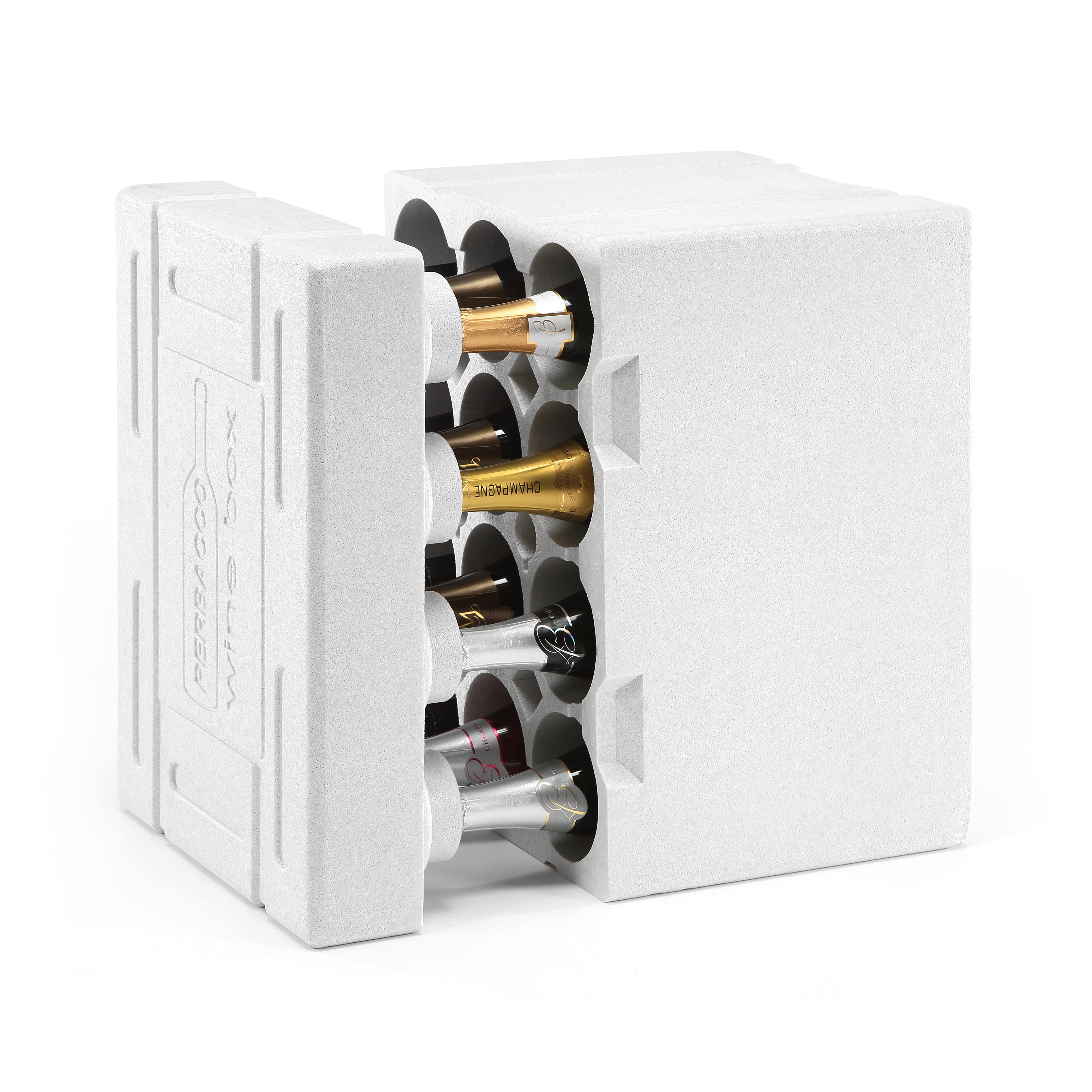 12-Bottle Wine Box For Shipping & Plane Transport - INSERT REPLACEMENT FOR YOUR WINE CHECK LUGGAGE